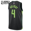 Dres Boston Celtics Jrue Holiday Nike 2024-25 City Edition Crno Swingman - Dječji